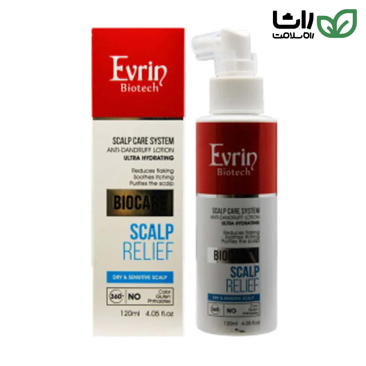 بطری لوسیون ضدشوره پوست سر خشک اورین Biocare Scalp Relief