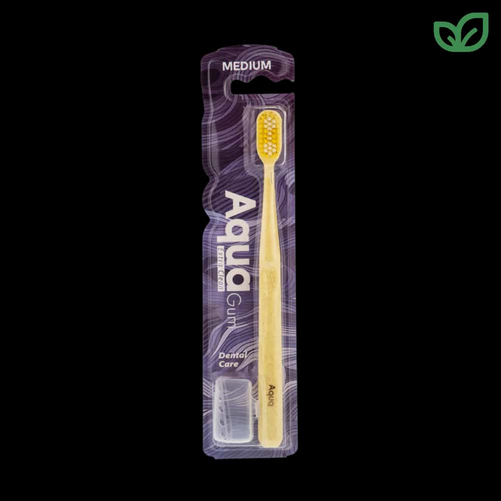مسواک AquaGum 05 Medium با برس متوسط و درپوش محافظ