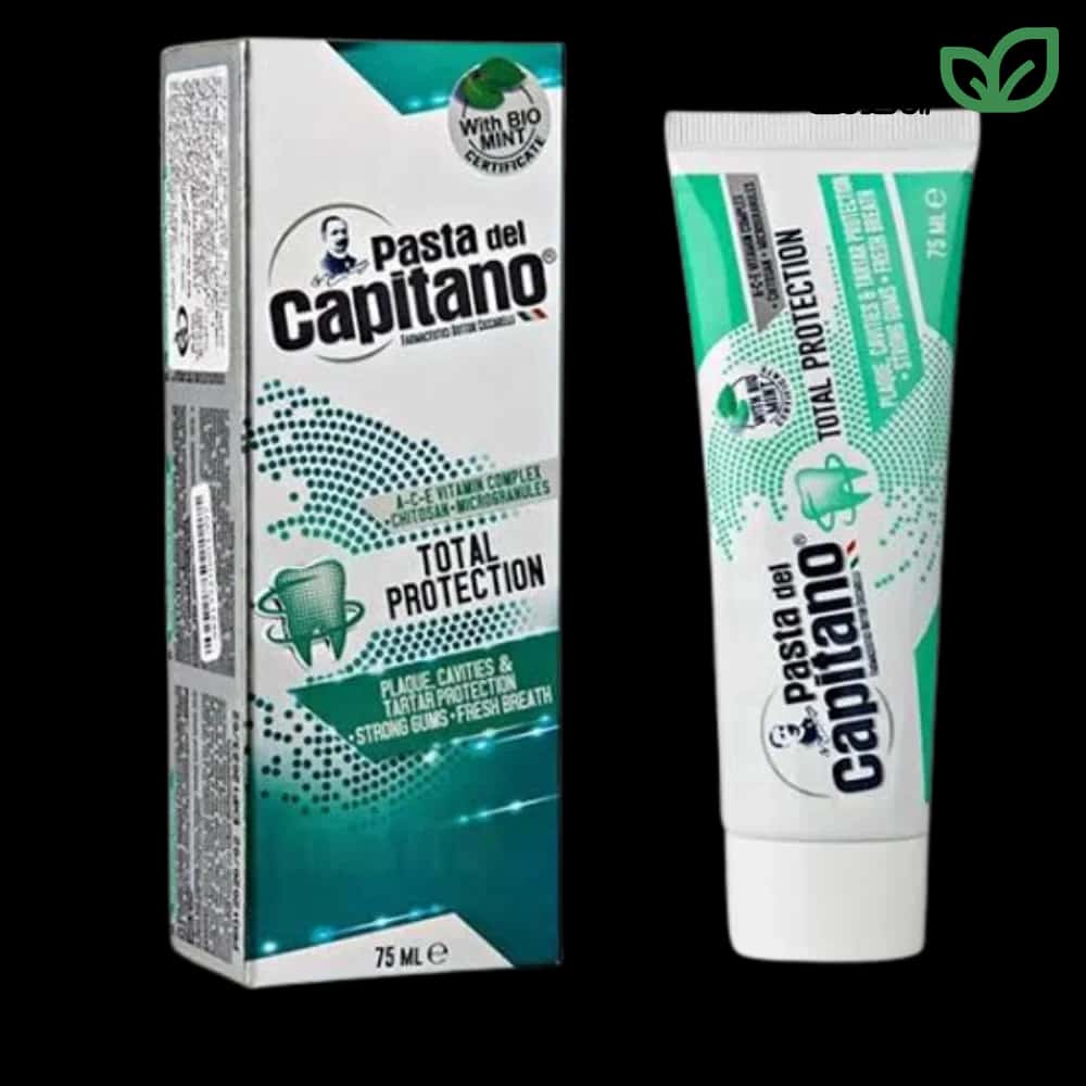 خمیر دندان Pasta del Capitano Total Protection حجم 75 میلی‌لیتر حاوی کمپلکس ویتامین ACE