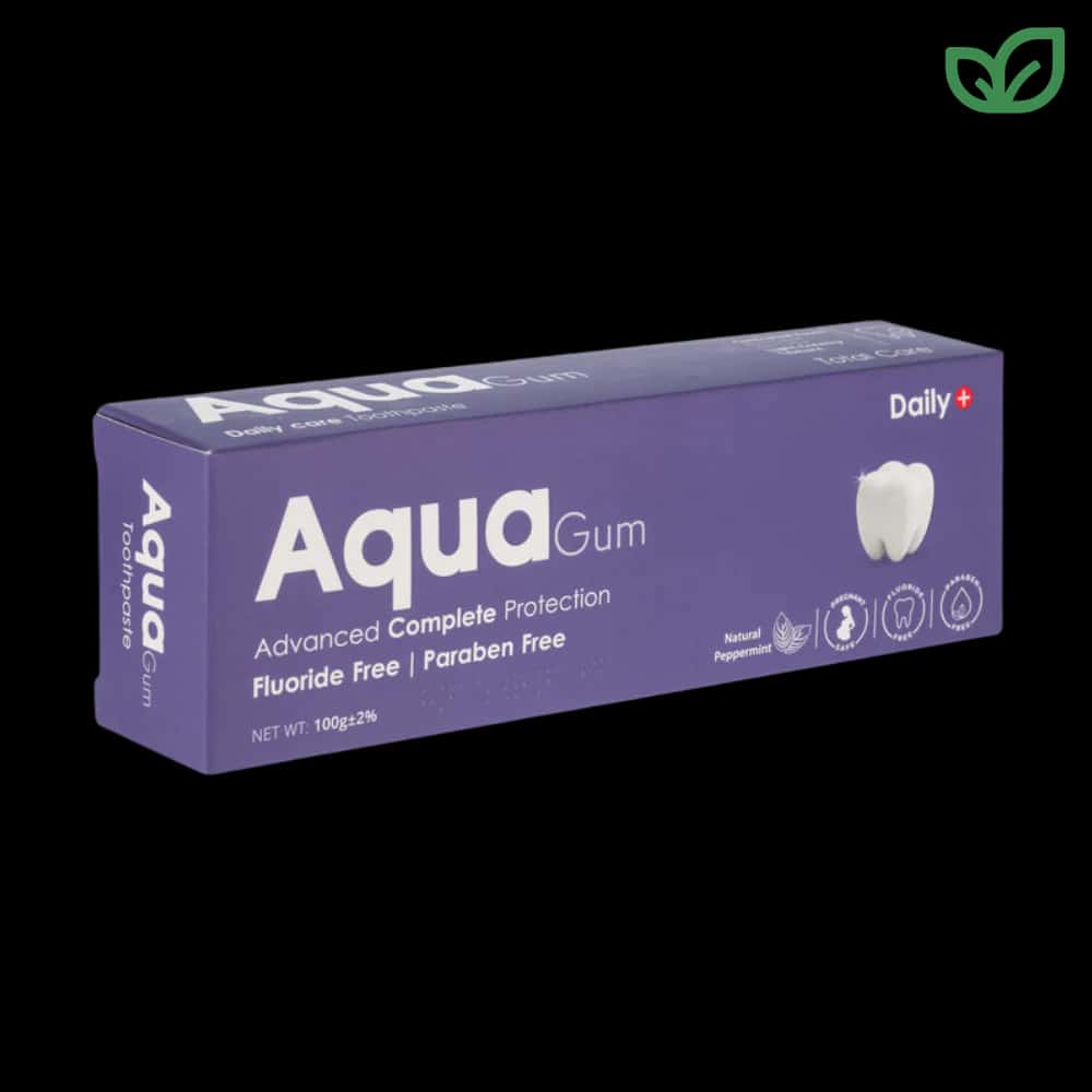 خمیر دندان AquaGum Daily Care بدون فلوراید وزن 100 گرم