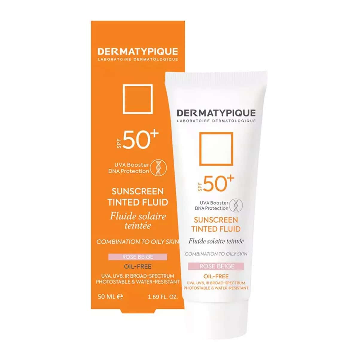 فلوئید ضدآفتاب رنگی درماتیپیک Dermatypique SPF 50 رز بژ