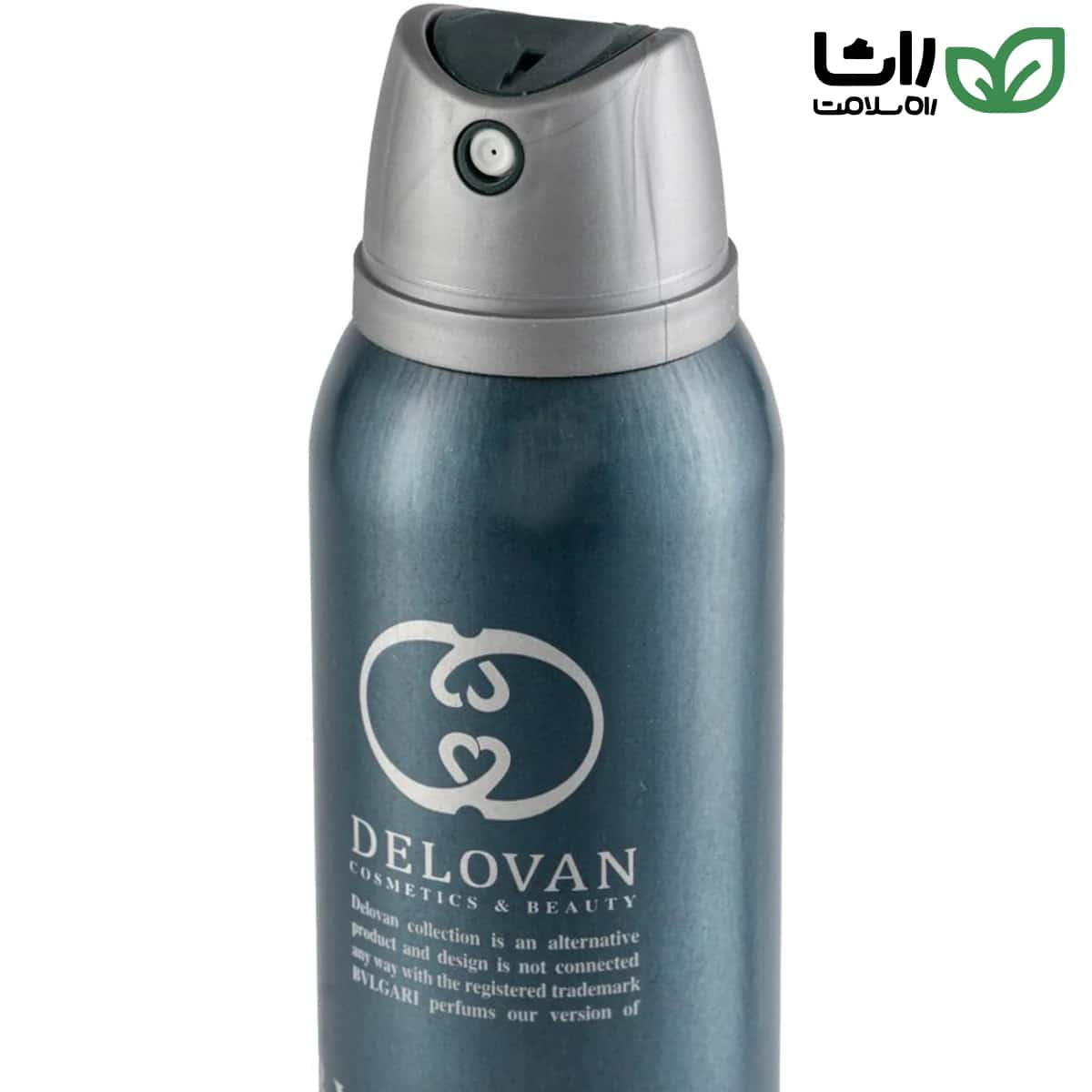 قوطی اسپری خوشبوکننده بدن مردانه دلوان Aqva Bvlgari حجم ۲۰۰ میلی‌لیتر