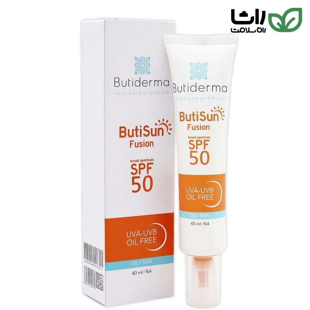 فلوئید ضدآفتاب Beauty Derma Fusion Water SPF50 حجم 40 میل مناسب پوست چرب و مختلط