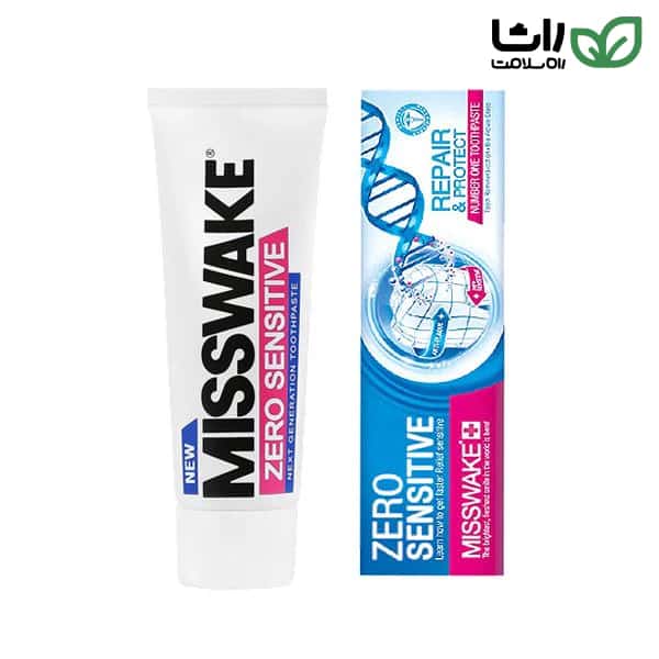خمیر دندان Misswake Zero Sensitive حجم 75 میل مناسب دندان‌های حساس