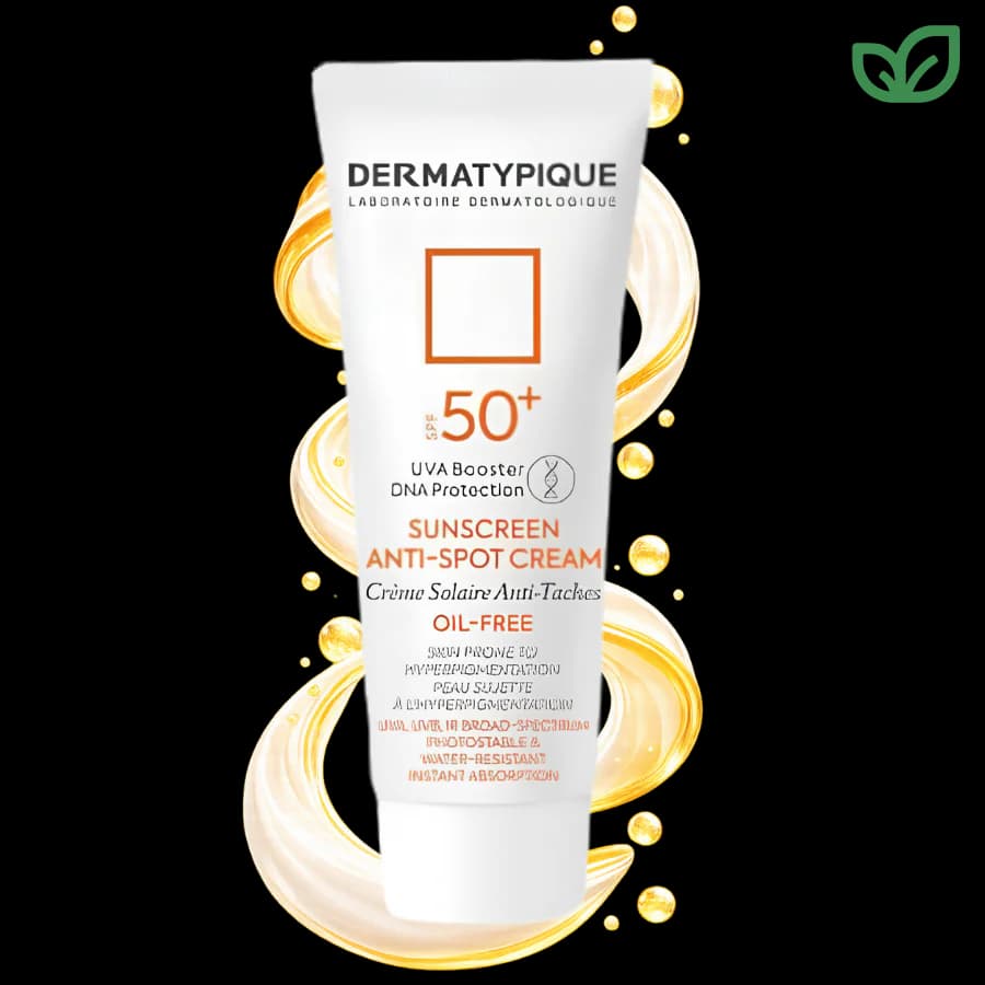 تصویر ضدآفتاب درماتیپیک SPF50 روشن کننده و ضدلک بی رنگ 50 میلی لیتر