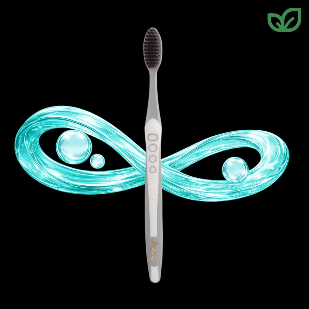 مسواک AquaGum IQ Soft Toothbrush با برس نرم مناسب استفاده روزانه بزرگسالان