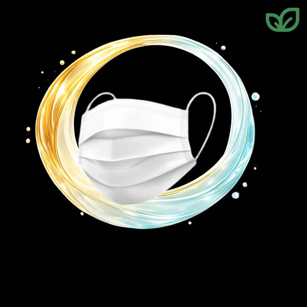 ماسک سه لایه Rasha طرح رشت سفید بسته 50 عددی مناسب استفاده روزانه