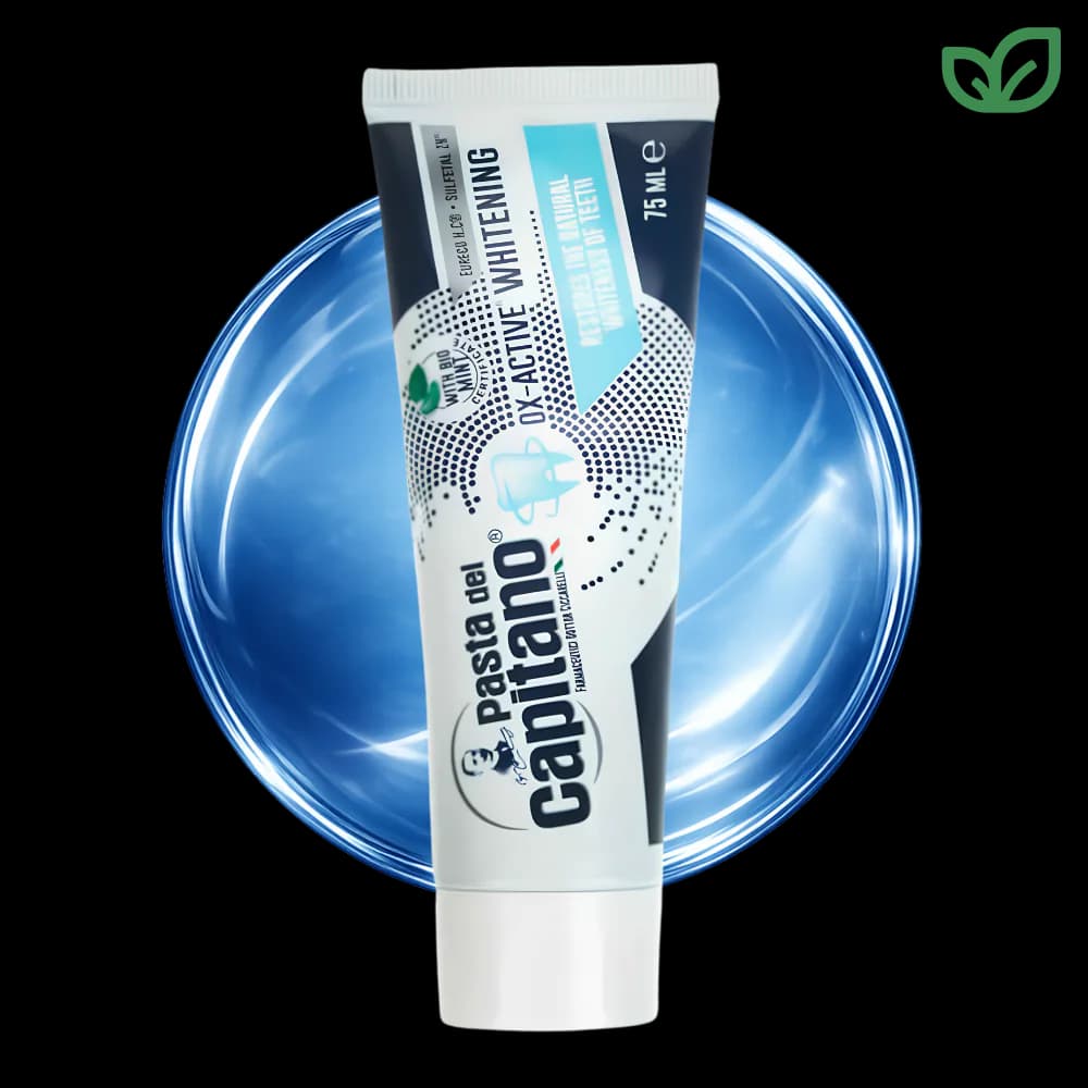 خمیر دندان Pasta del Capitano Ox-Active Whitening حجم 75 میلی‌لیتر حاوی اکسیژن فعال