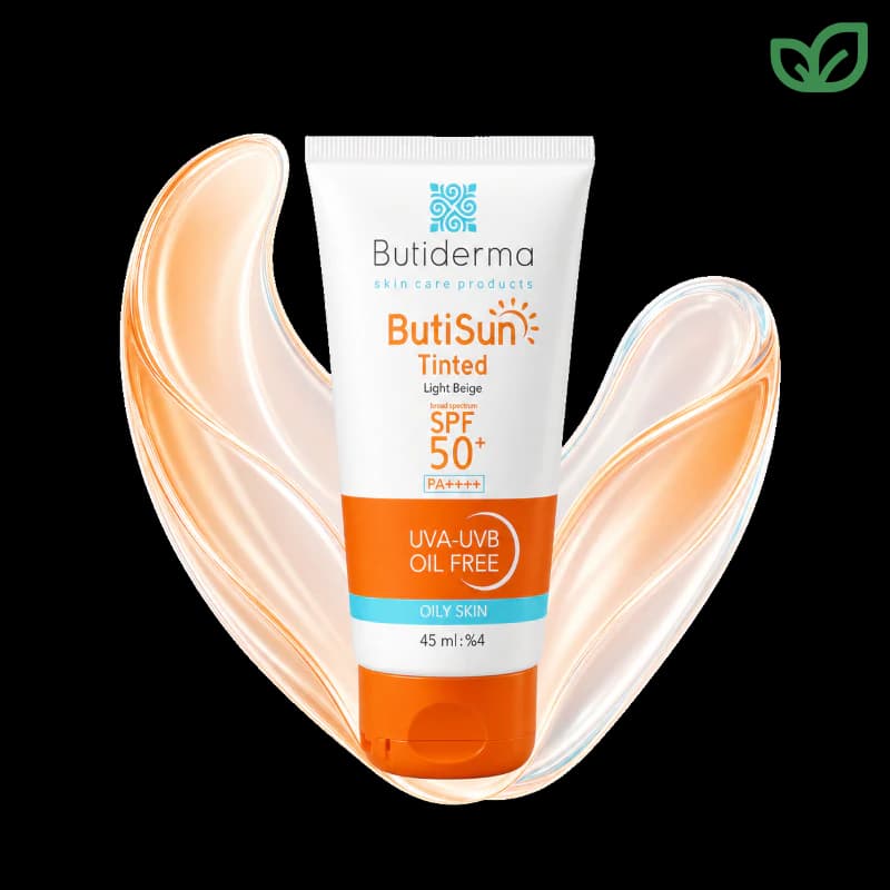 کرم ضدآفتاب رنگی Beauty Derma ButiSun SPF50 فاقد چربی مناسب پوست چرب