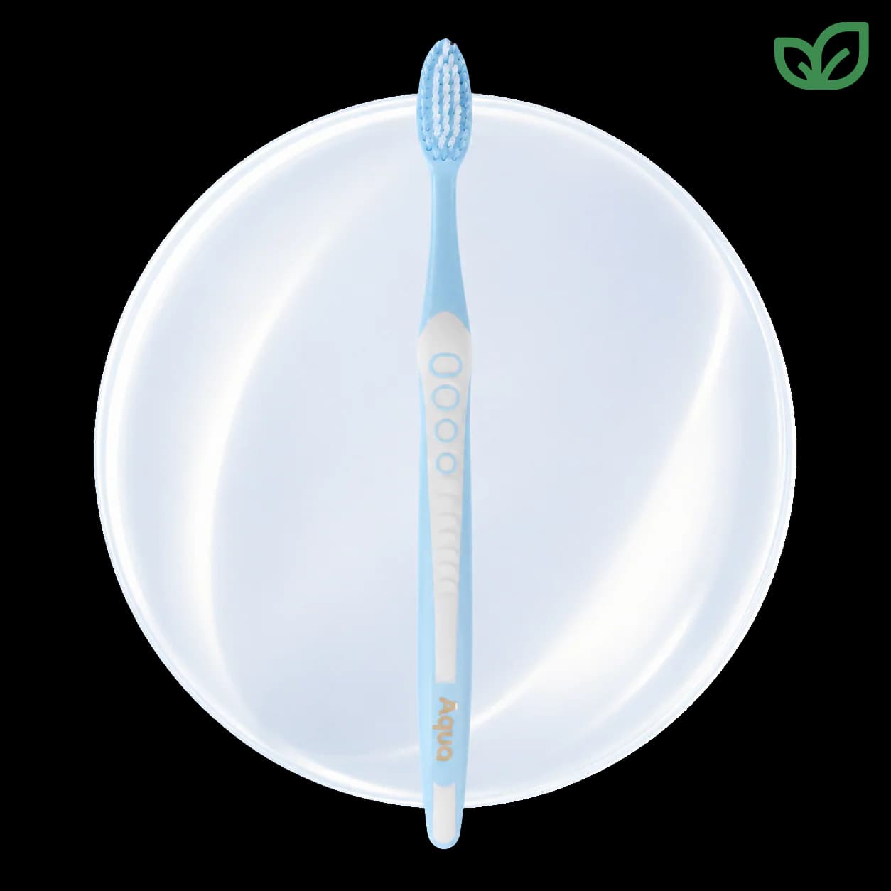 مسواک AquaGum IQ Medium Toothbrush با برس متوسط مناسب استفاده روزانه بزرگسالان