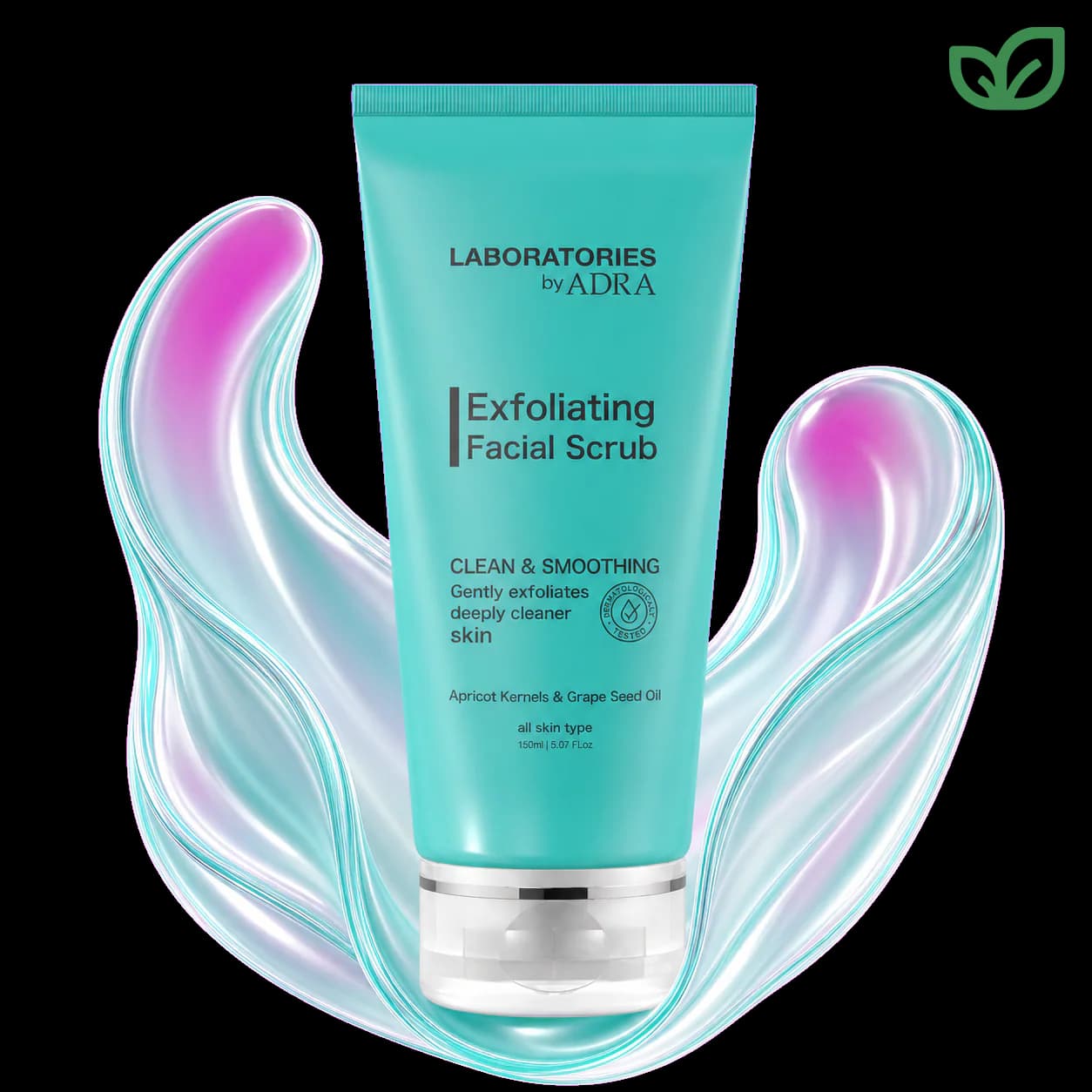 ADRA Exfoliating Face Scrub 150ml اسکراب لایه‌بردار صورت آدرا فاقد چربی