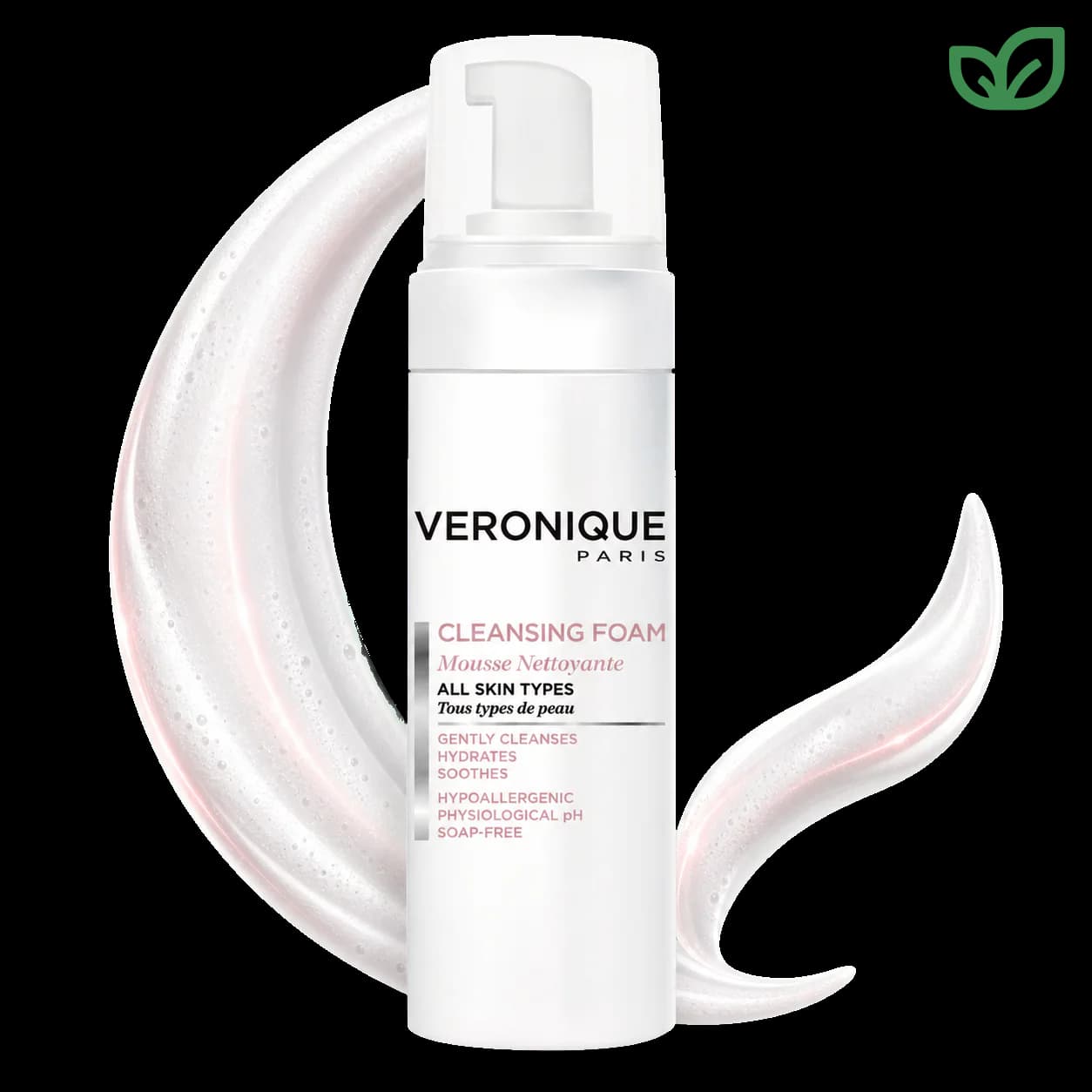 فوم Veronique Cleansing Foam مناسب انواع پوست حجم 150 میلی‌لیتر