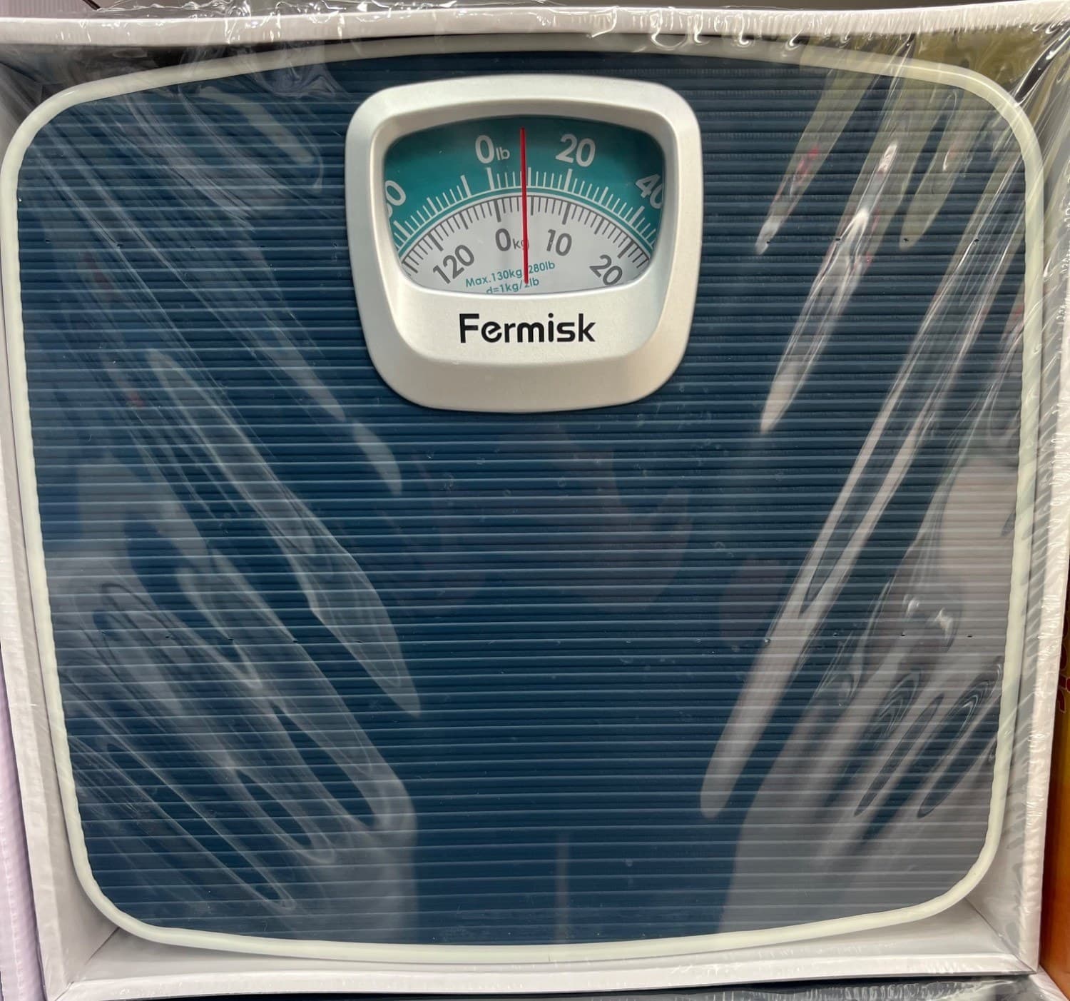ترازوی مکانیکی Fermisk مدل 301 با نمایشگر عقربه‌ای و تحمل وزن 130 کیلوگرم