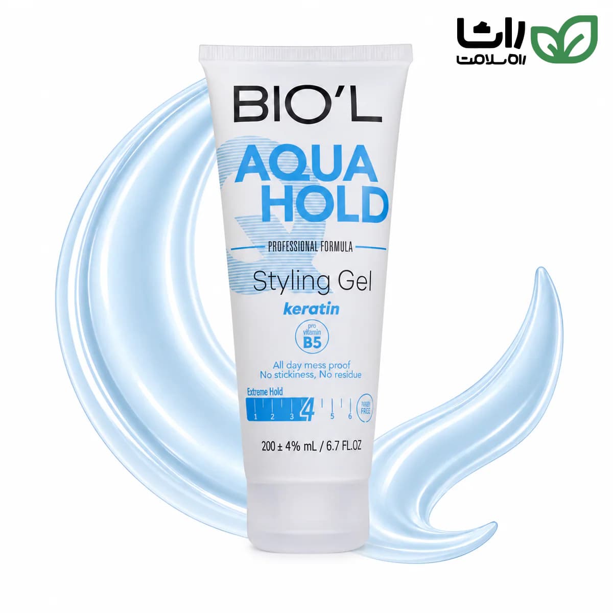 ژل حالت‌دهنده مو بیول BIOL Aqua Hold شماره ۴