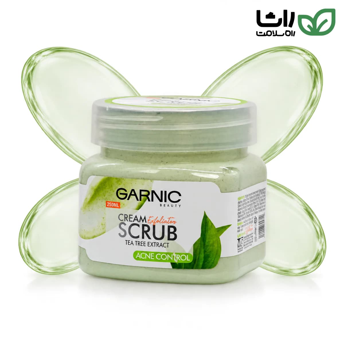 کرم اسکراب اکنه کنترل گارنیک برای پوست چرب حجم ۲۵۰ میلی‌لیتر