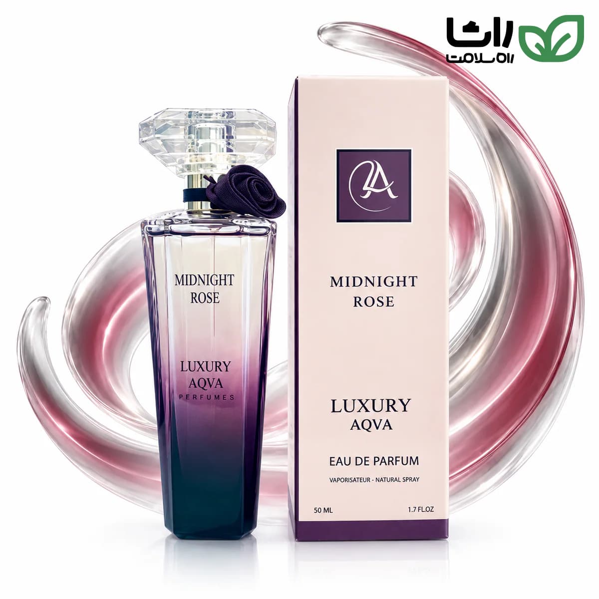 ادوپرفیوم زنانه لاکچری آکوا Luxury Aqva مدل Midnight Rose