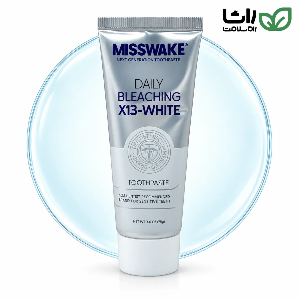 خمیردندان سفیدکننده میسویک Misswake مدل Bleaching
