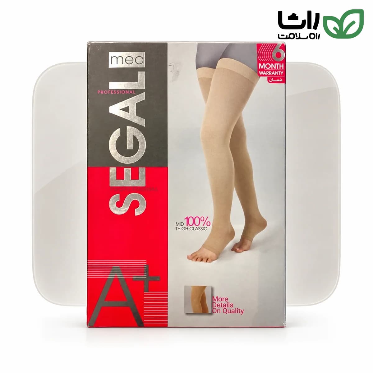 جوراب واریس طرح سوئیسی سگال مدل AD سایز M