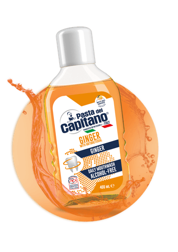 دهانشویه Pasta del Capitano Ginger حجم 400 میل حاوی زنجبیل و فاقد الکل