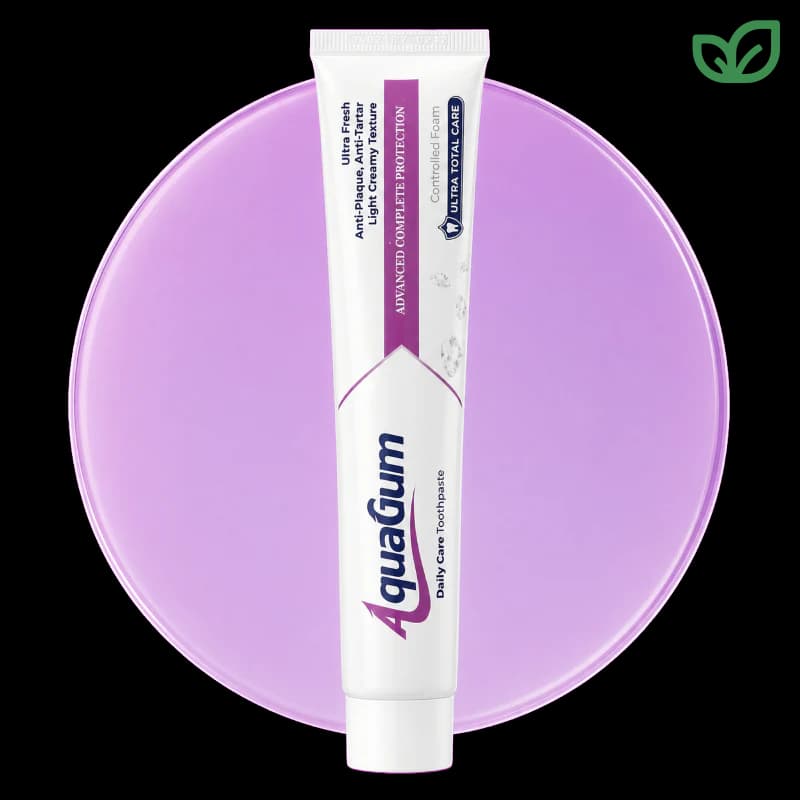 خمیر دندان AquaGum Whitening حجم 100 گرم مناسب سفیدکنندگی روزانه